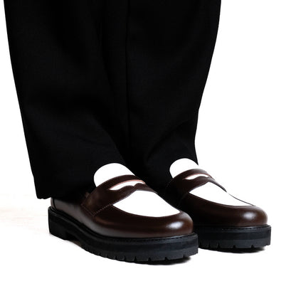 Jovem Loafers Dorja Series - The Twotone Black