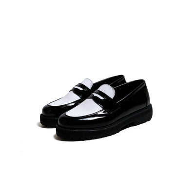 Jovem Loafers Dorja Series - The Twotone Black