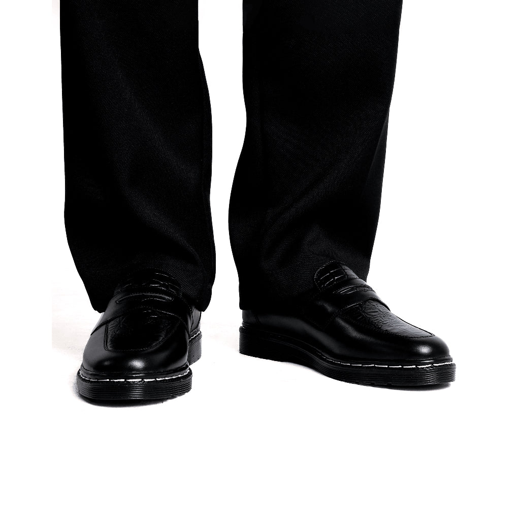 Jovem Loafers Croco Series - Black