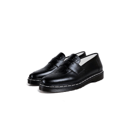 Jovem Loafers Croco Series - Black