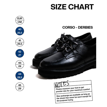 Jovem Loafers Corso Derby - Black