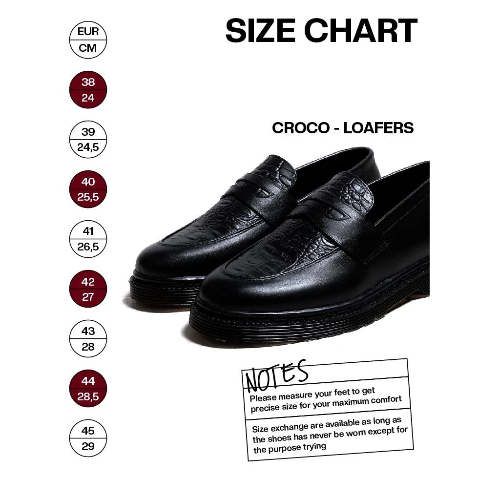 Jovem Loafers Croco Series - CNY Special