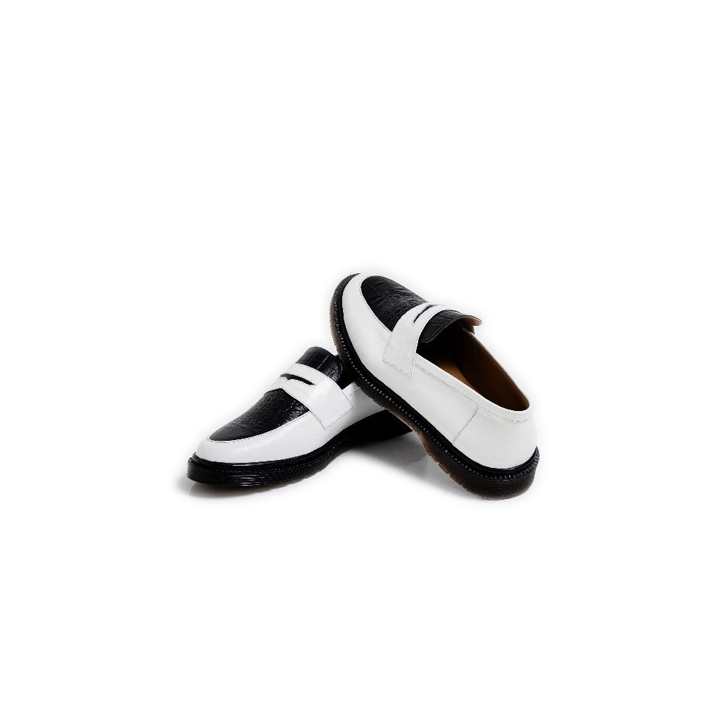 Jovem Loafers Croco Series - Two Tone