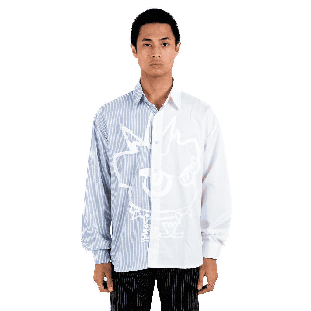 Livin x Jovem Kemeja - Stripped Moo Split