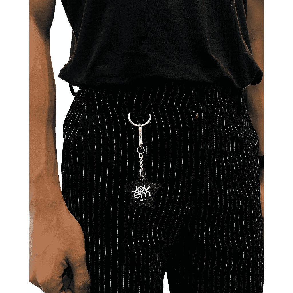 Jovem x Livin Keychain Carabiner Leather - Played Star