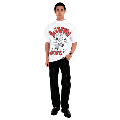 Jovem x Livin Tshirt Oversize - Moo White