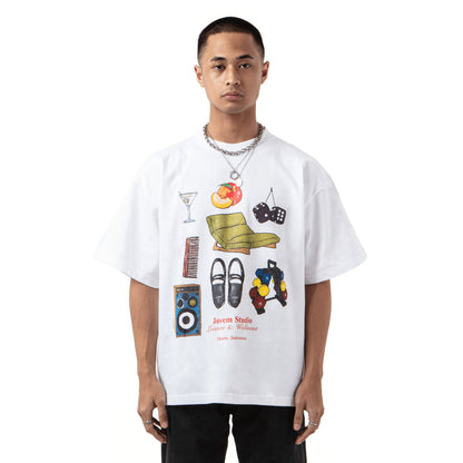 Jovem Tshirt Oversize - Lnw Tee White