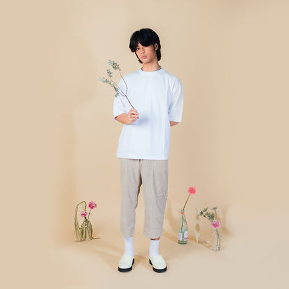 Jovem Loafers Mule Series - Ivory White