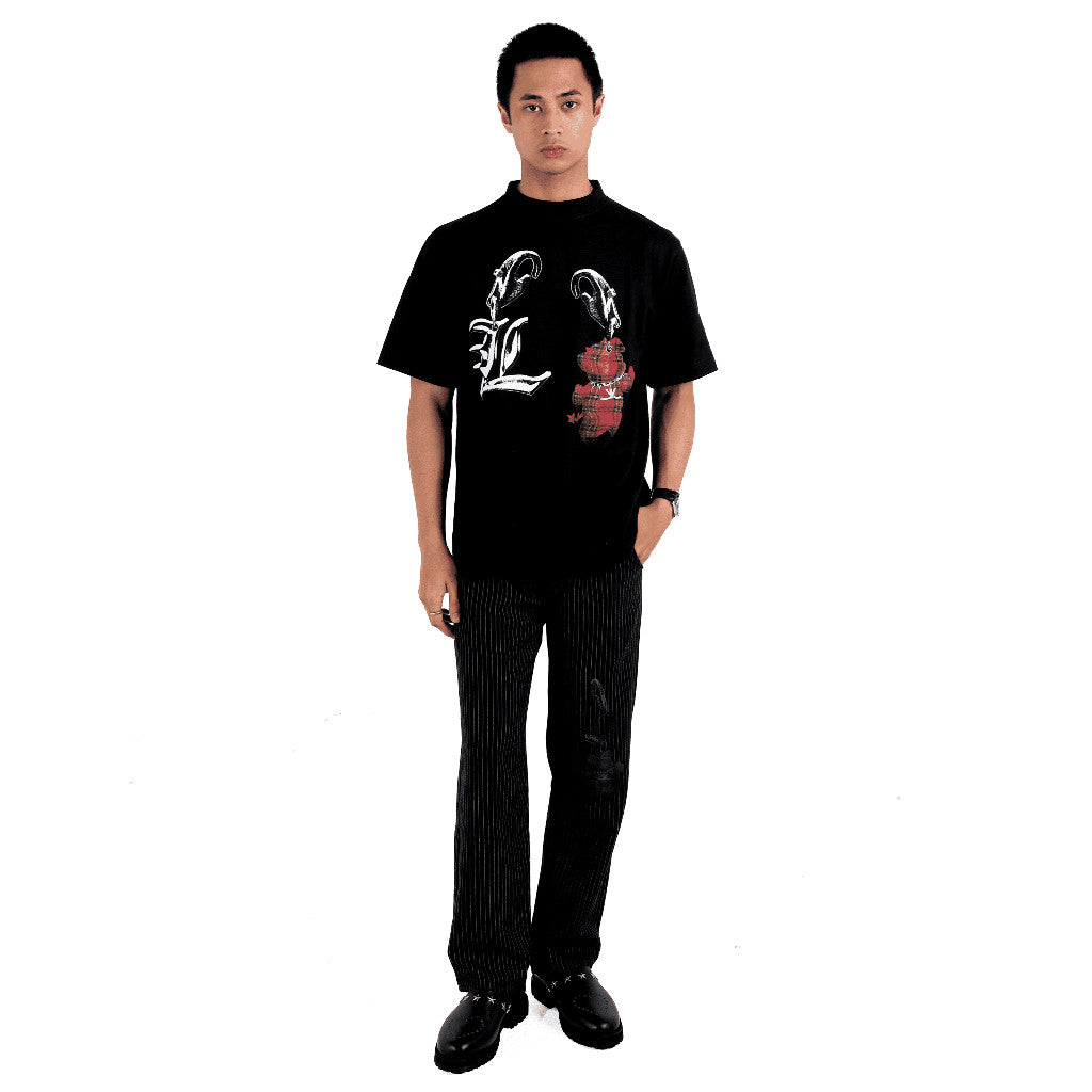 Jovem x Livin Tshirt Oversize - Doll Black