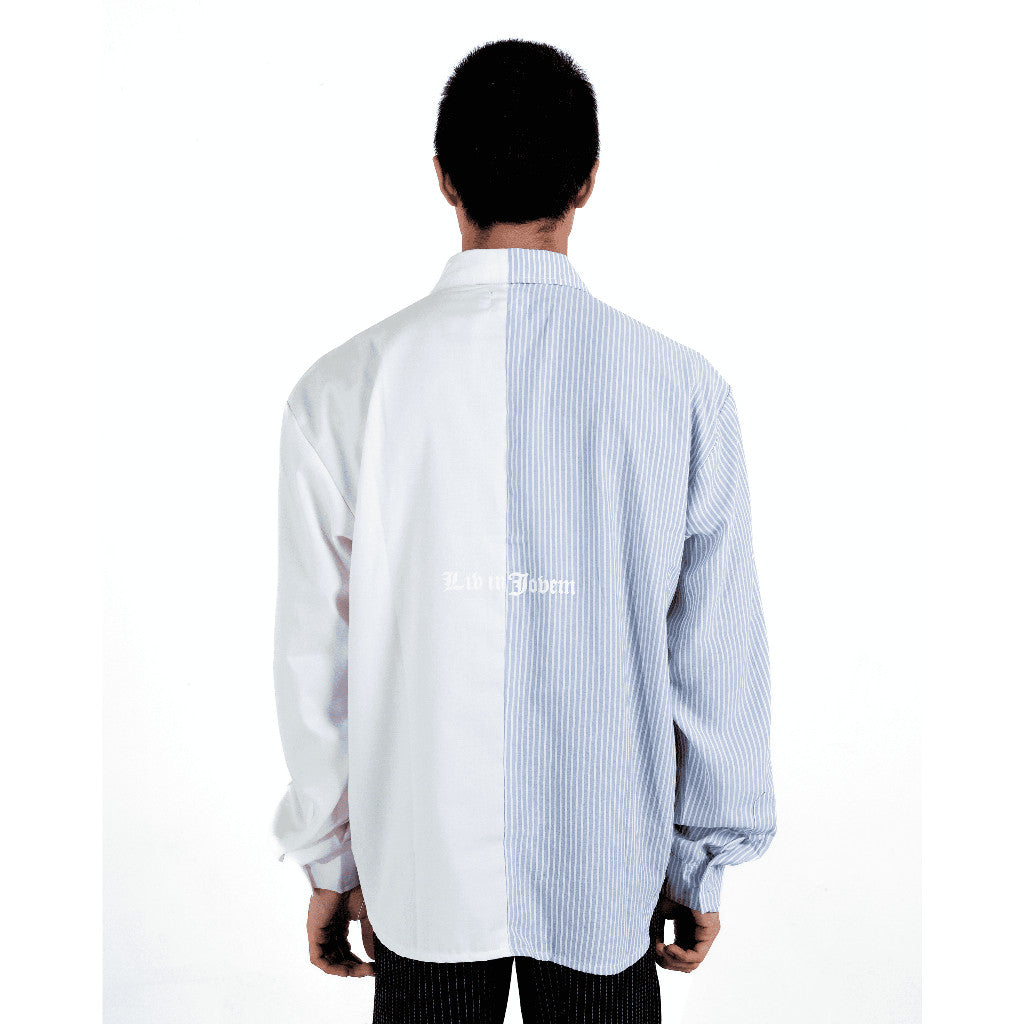 Livin x Jovem Kemeja - Stripped Moo Split