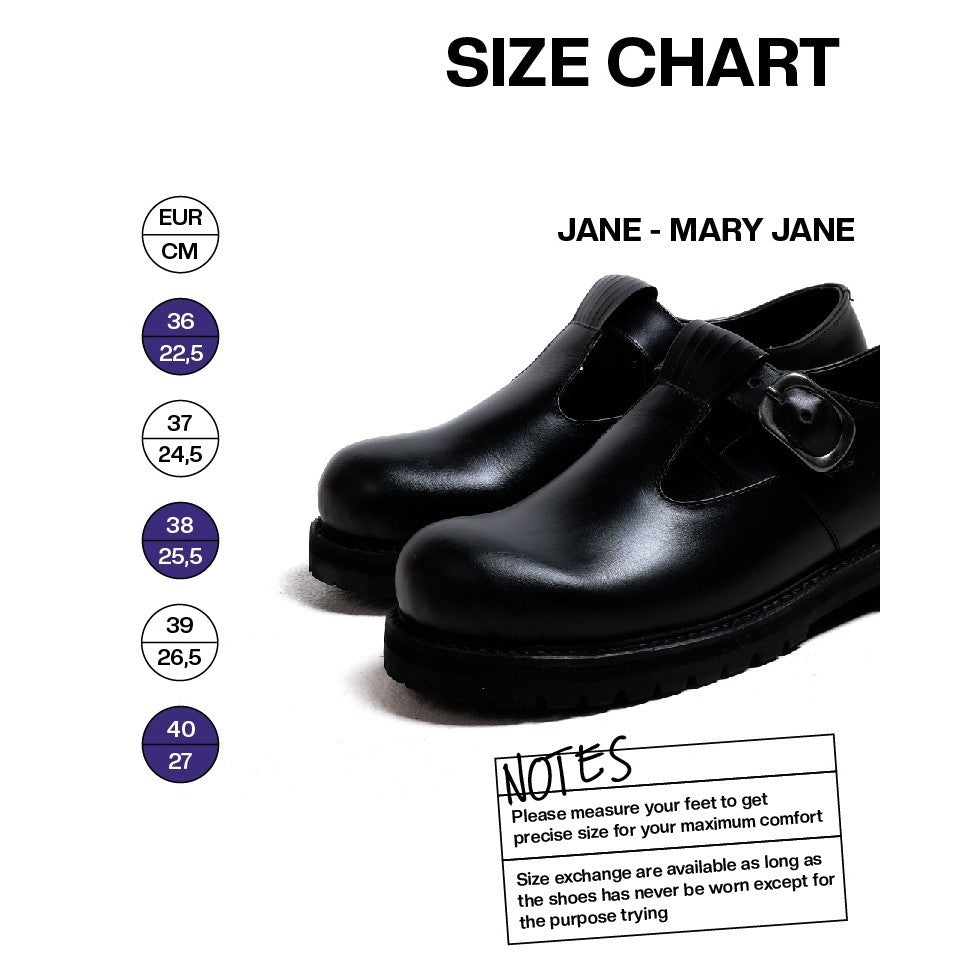 Jovem Loafers Mary Jane - Black